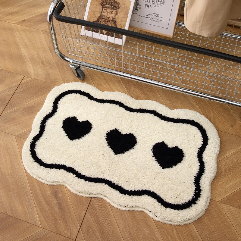 Thickened Floor Mat Door Mat Door Bedroom Water Absorbent Carpet Bathroom Home Hall Mat Bathroom Anti-Slip Mat