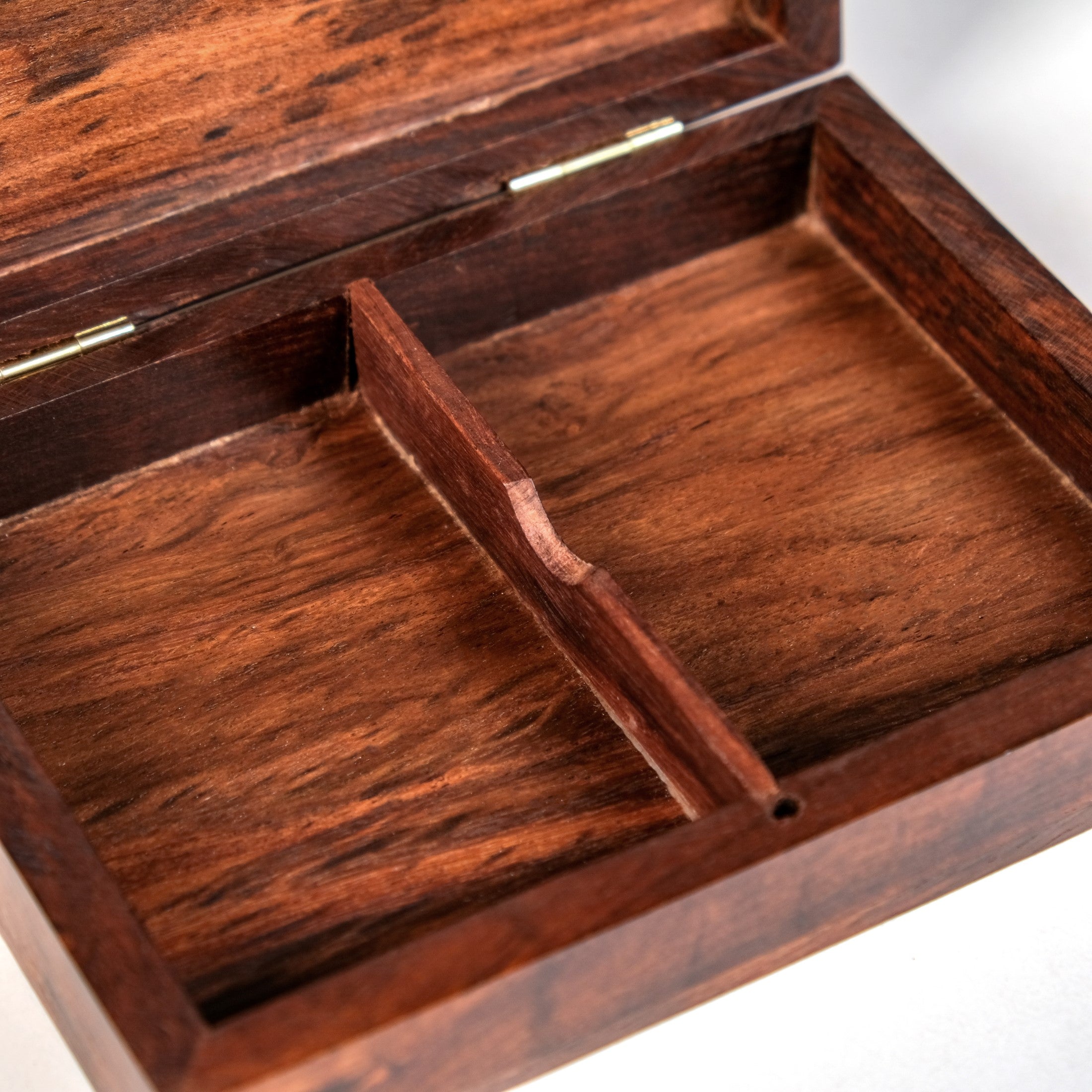 Ace Wooden Card Box With 2 Card Decks