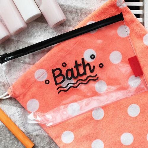 (Pack Of 2) Travel Cosmetic Storage Bag