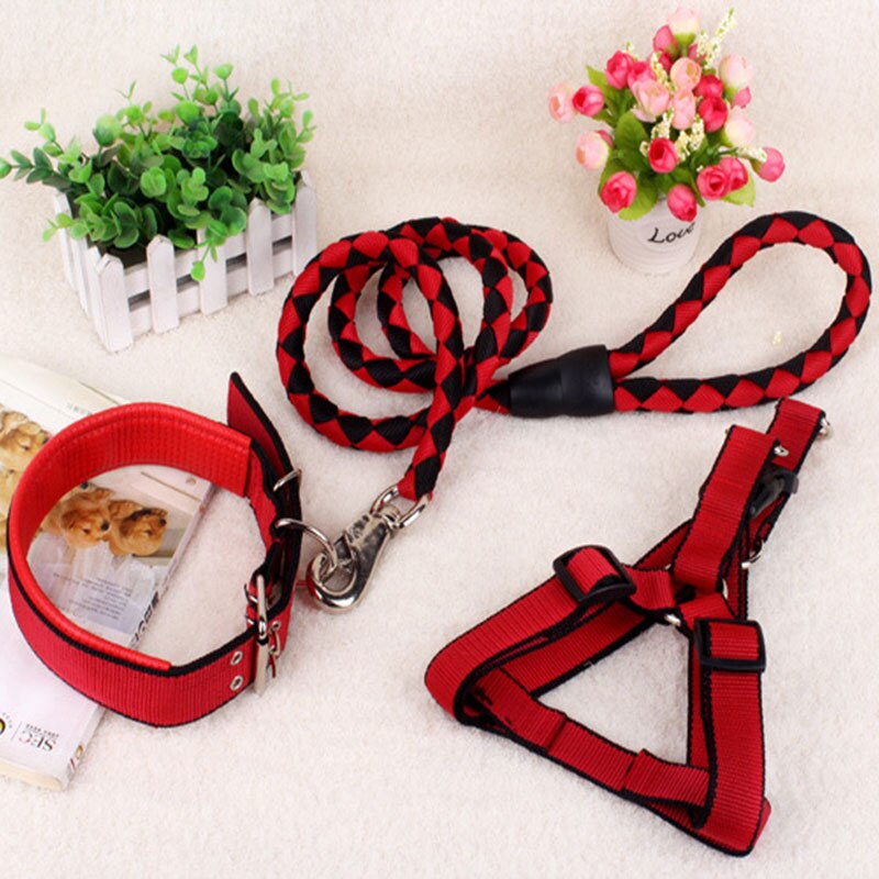 Dog Leash Harness Collar