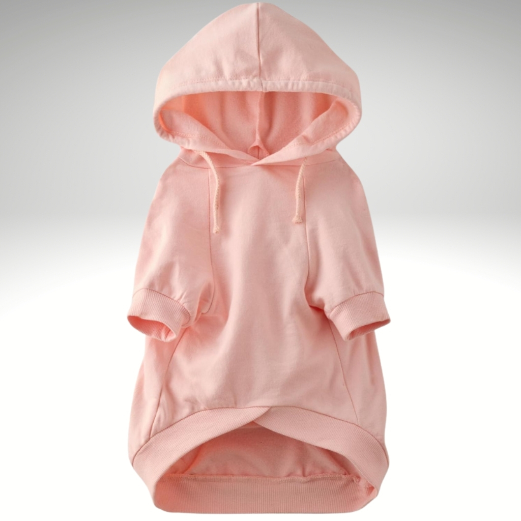 Lightweight Hooded Tee Organic Cotton Dog Hoodie Pet Coat