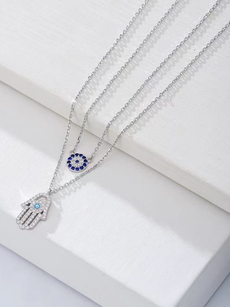 925 Sterling Silver Cubic Zirconia Necklace