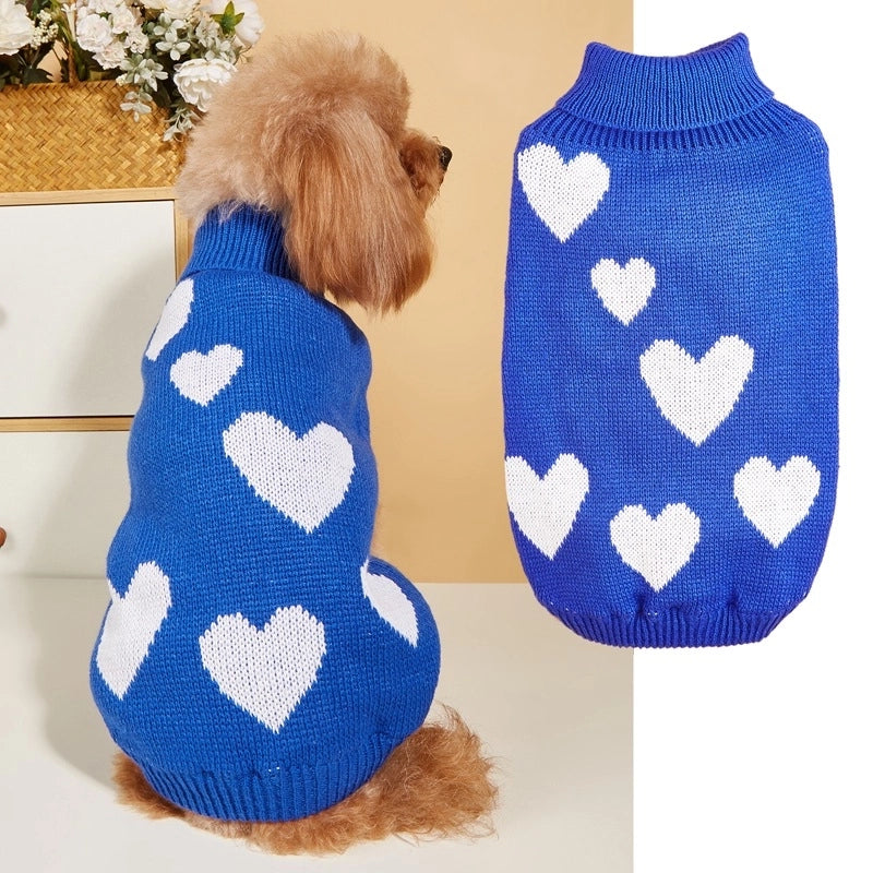 Princess Cute Acrylic Valentine's Day Heart Shape Pet Clothing
