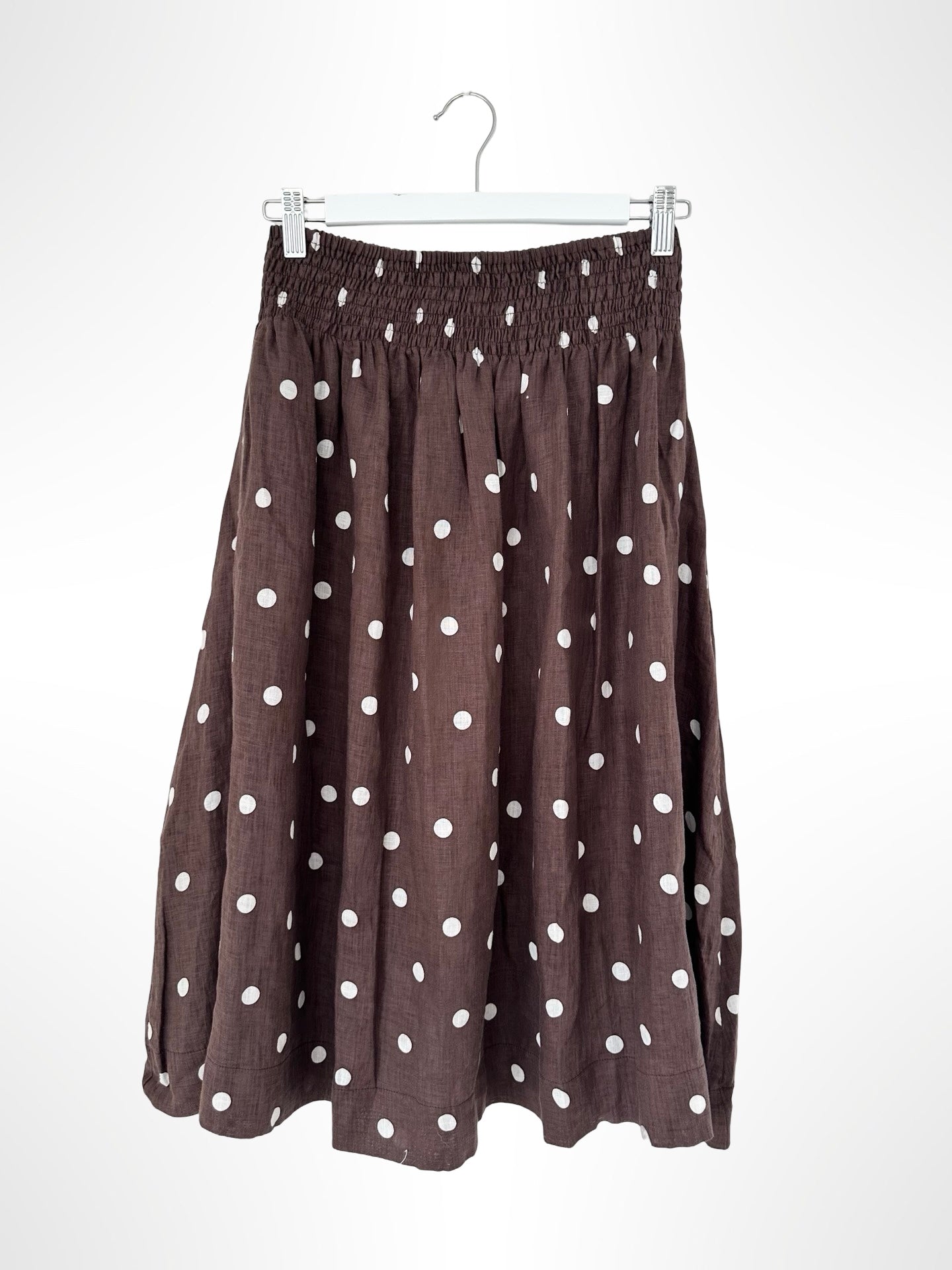 chocolate spot linen