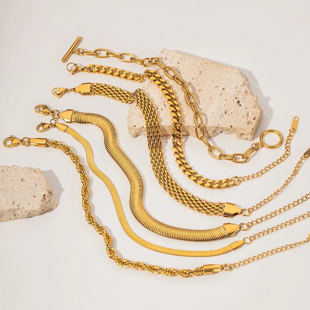 Classy Gold Mix & Match Bracelets