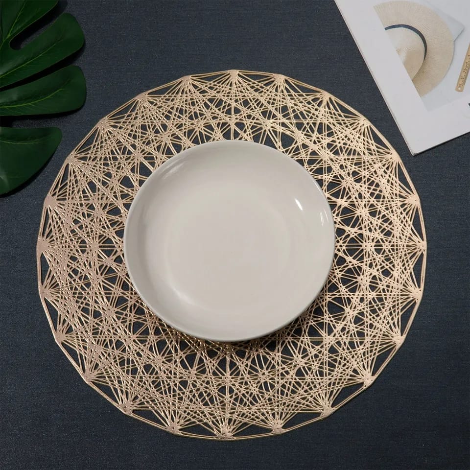 PAIR OF PVC TABLE PLACEMAT 38CM