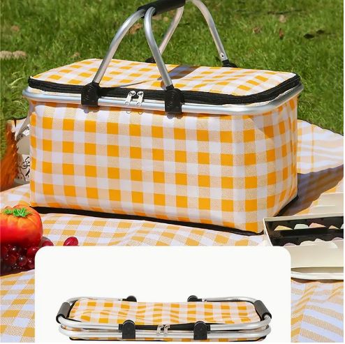 Foldable Insulated Picnic Basket