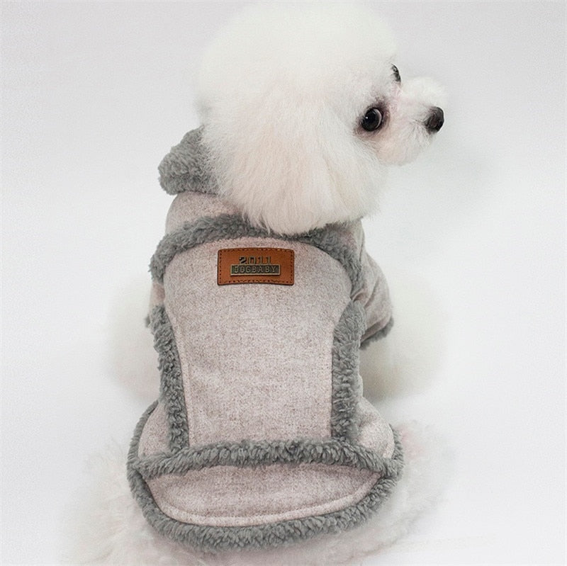 Furry Warm Dog Coat