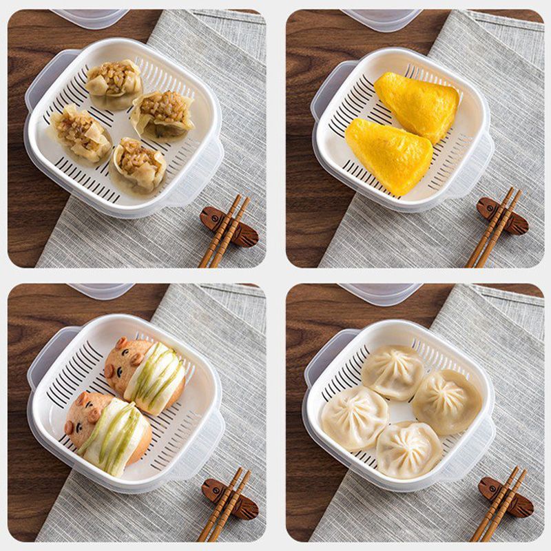 5pcs Drainage Bento Box Fruit Container - Great Gift
