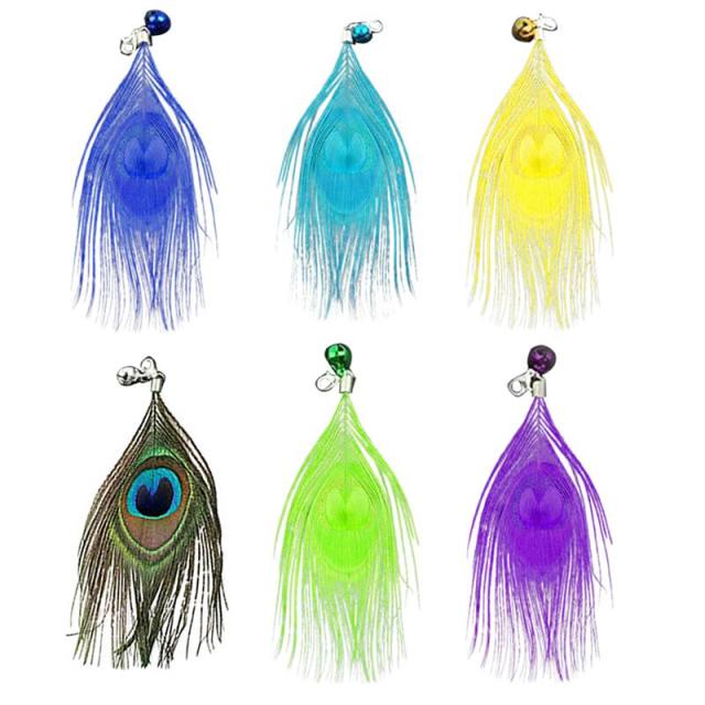 6Pc Refill Wand Feathers for Cat
