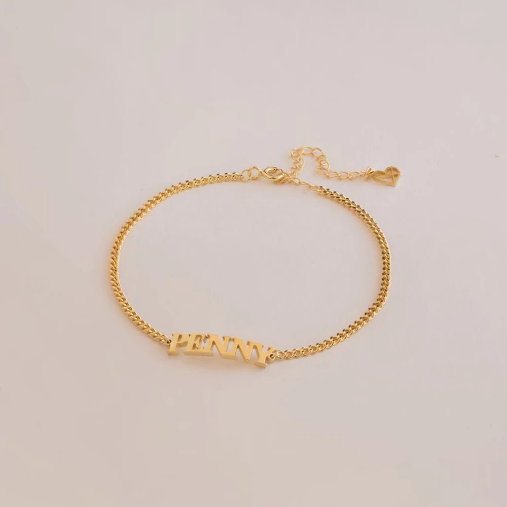 Customized Name Chain Bracelet