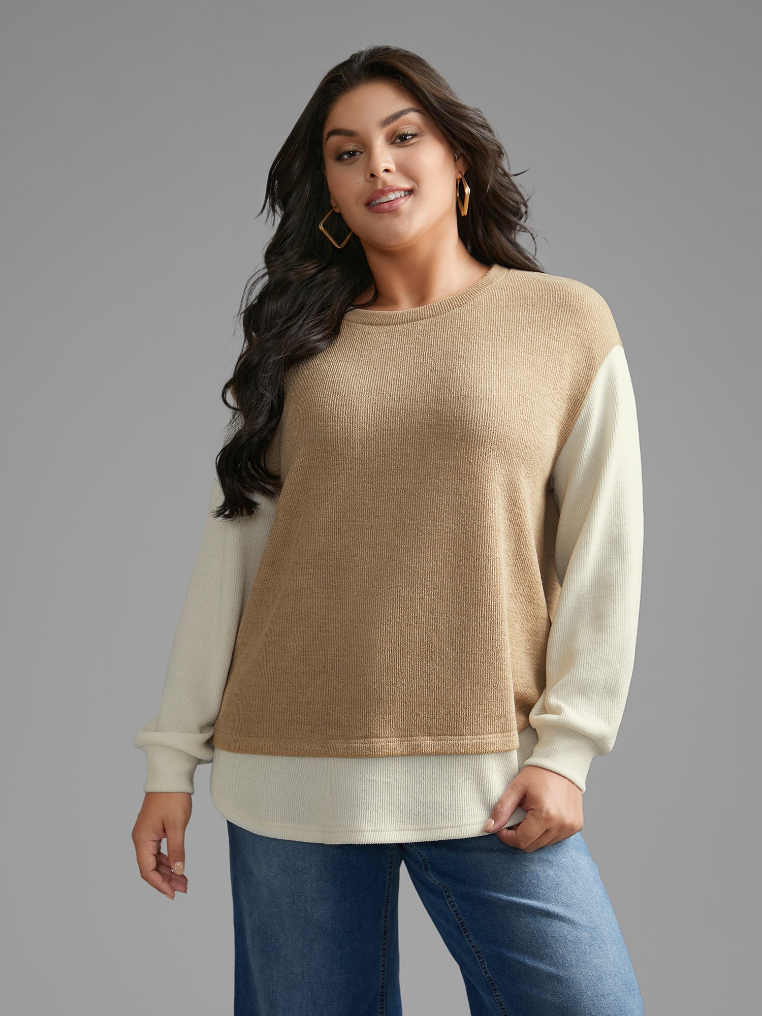 2-In-1 Round Neck Sweatshirt