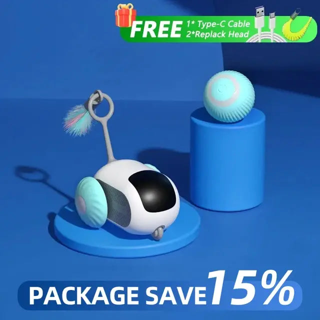 Smart Interactive Cat Toy Ball Toy Car