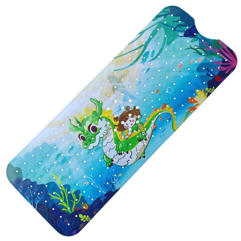 Spray Printing Pattern Mat PVC Cartoon Bathroom Non-slip Mat Creative Children Bath Shower Mat