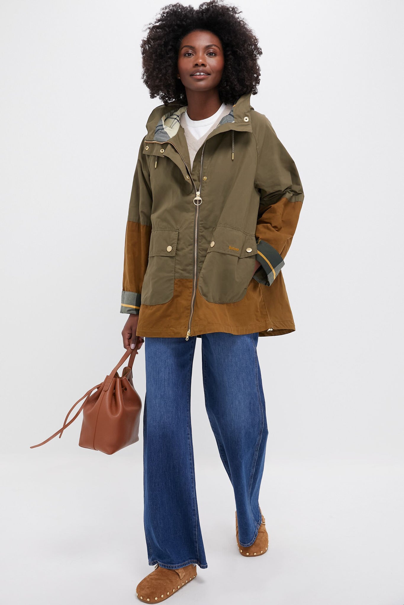 Dusky Green Hayley Showerproof Jacket