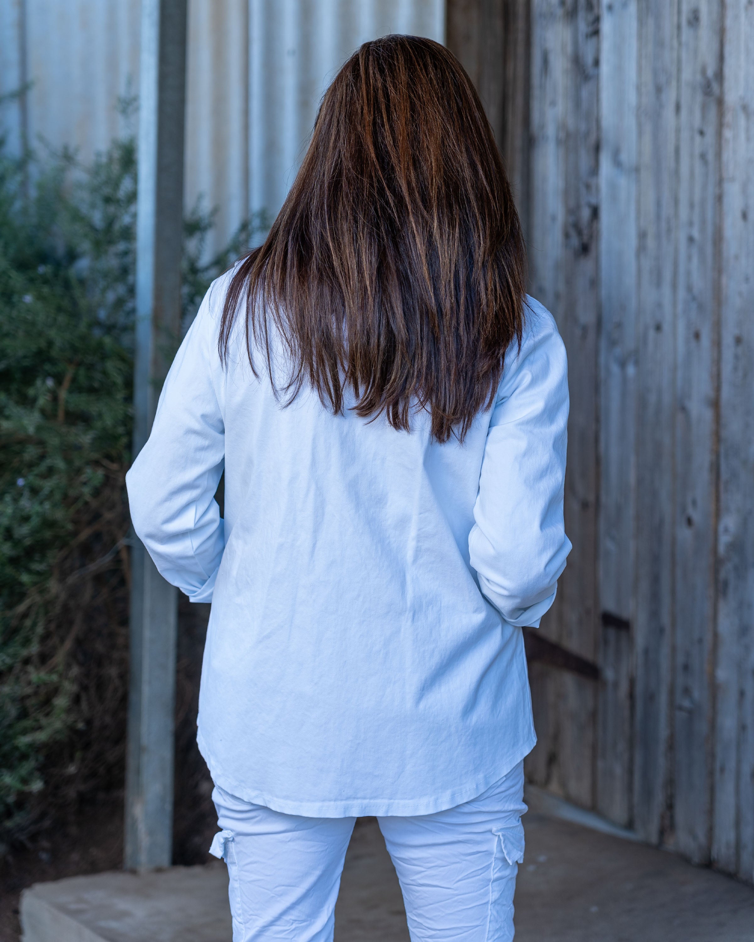 Serenity Anglaise Jacket | White
