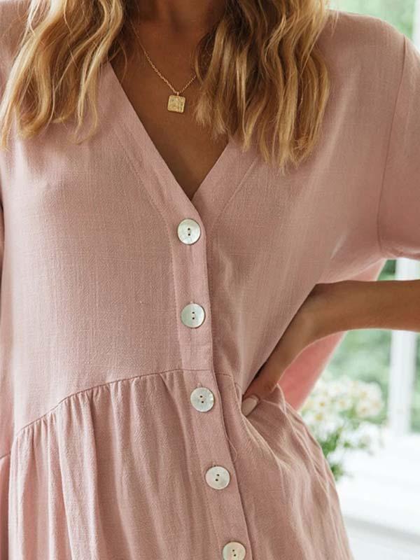 Button Dress