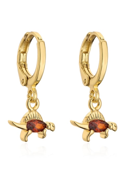 Cubic Zirconia Animal Earrings