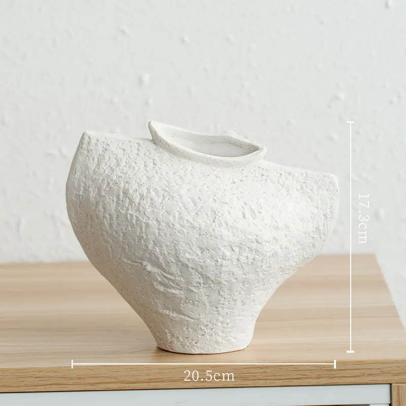 Retro Creative Vest Shape Hydroponic Flower Ceramic Vase Decoration
