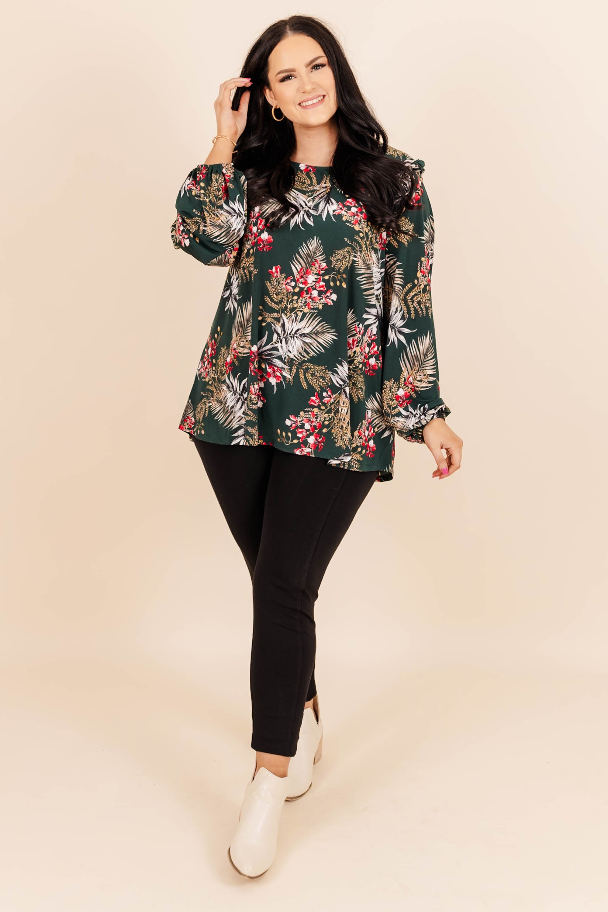 Awaken My Love Top. Green