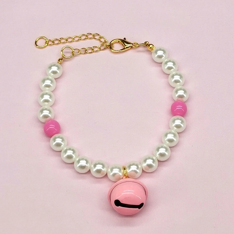 Cute Metal Strawberry Bow Knot Pet Accessories