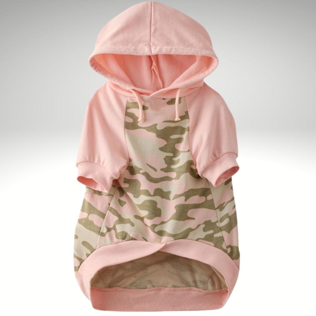 Lightweight Hooded Tee Organic Cotton Dog Hoodie Pet Coat