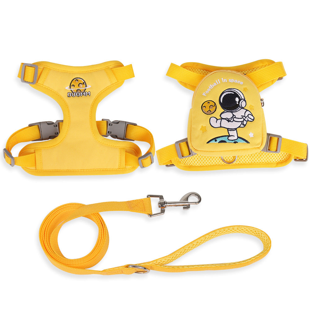 Printed Bag Breathable Dog Harness&Leash