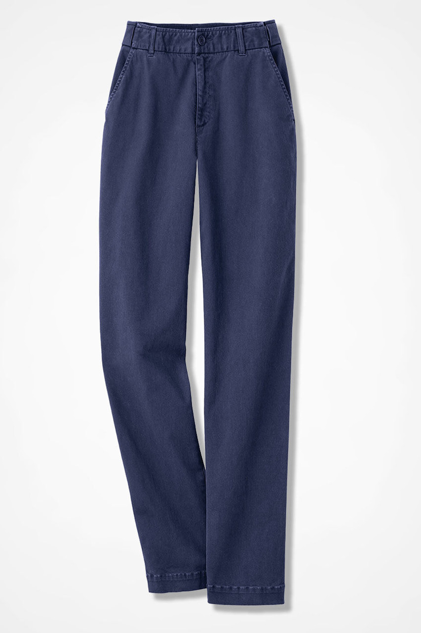 Hidden Stretch-Waist Chinos