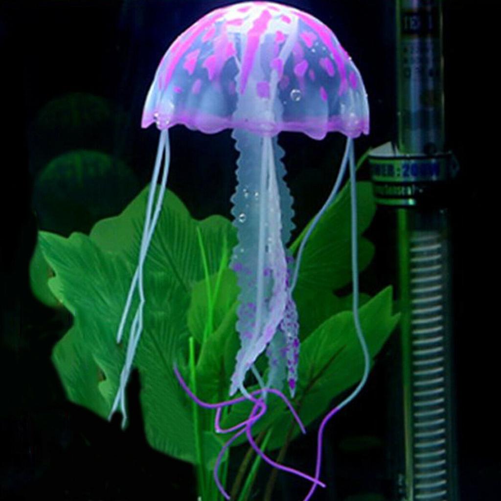 Jellyfish Fish Ornament For Aquarium