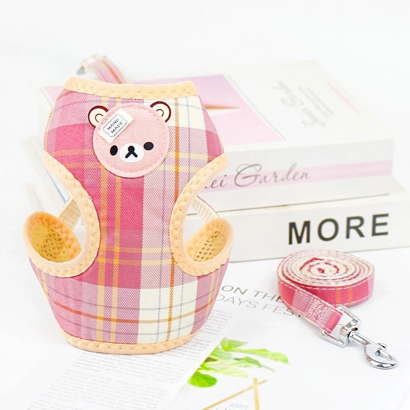 Minimalist Classic Style Nylon Letter Color Block Leash