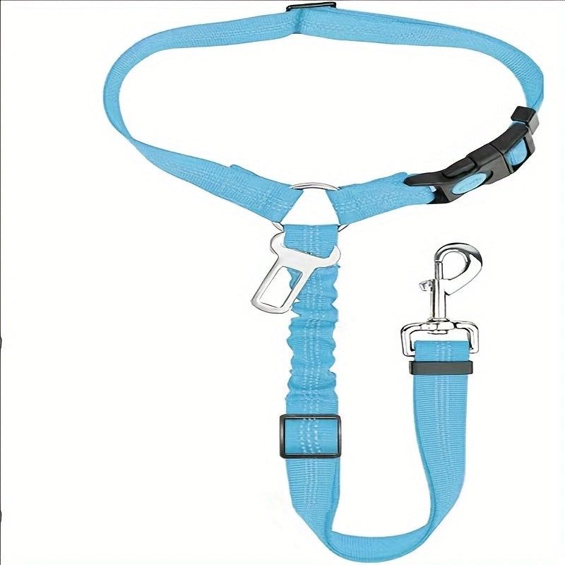 Pet Car Seat Belt Traction Rope Hot Picking Dog Rope Retractable Large Dog Ring Buckle Dog Chain Nylon