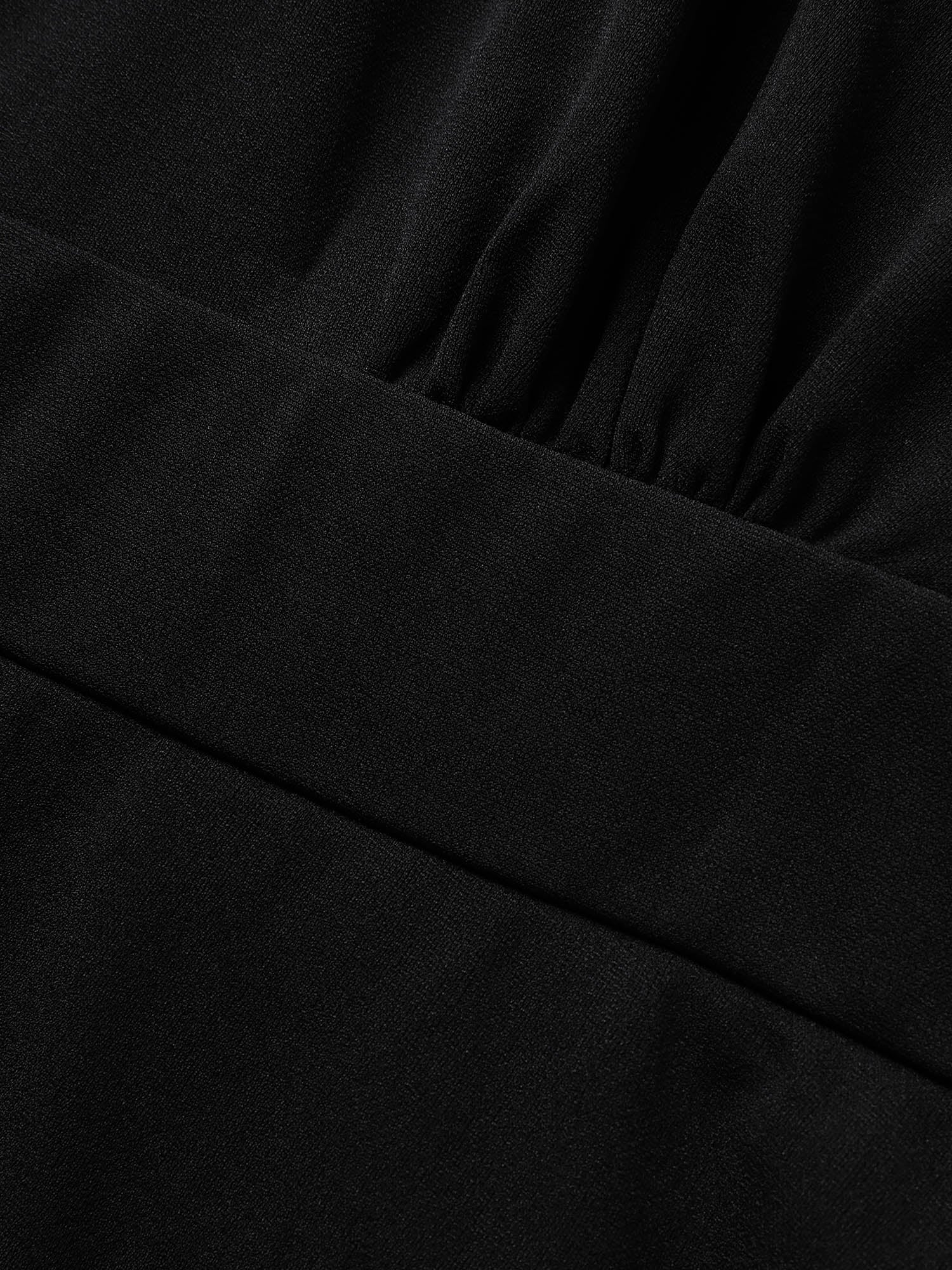 Cold Shoulder Flutter Sleeve Midi Dress