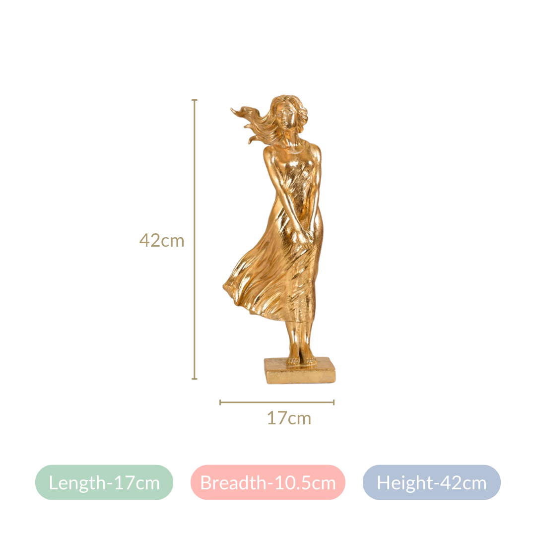Golden Girl Statue Large