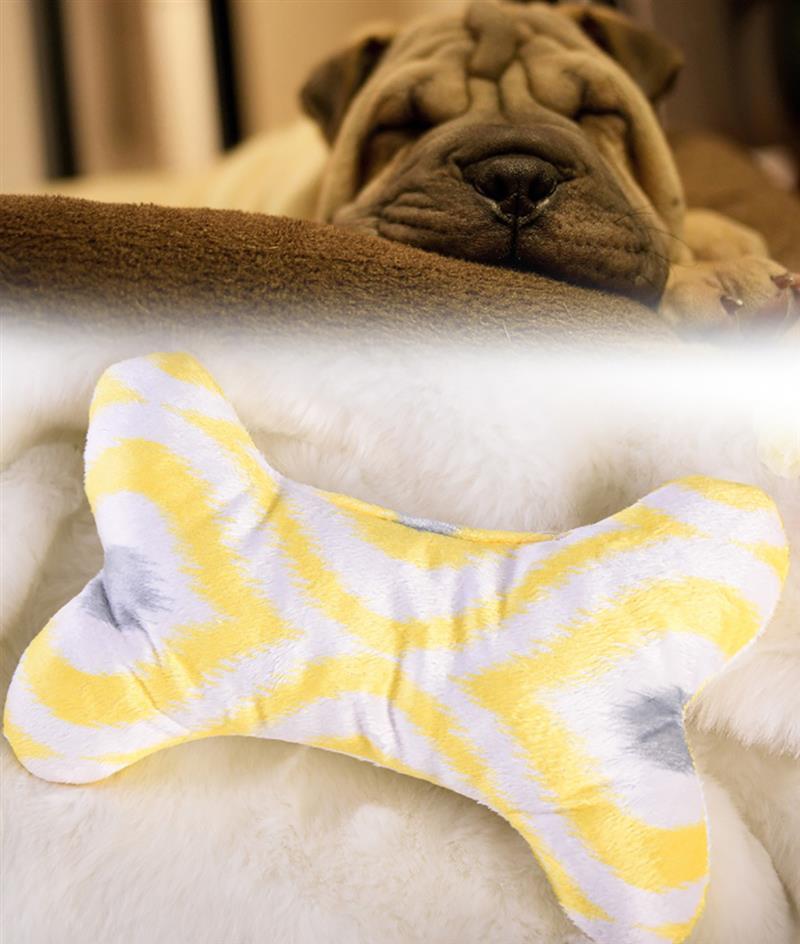 3 Piece Bone-Shaped Toy Set For Dogs