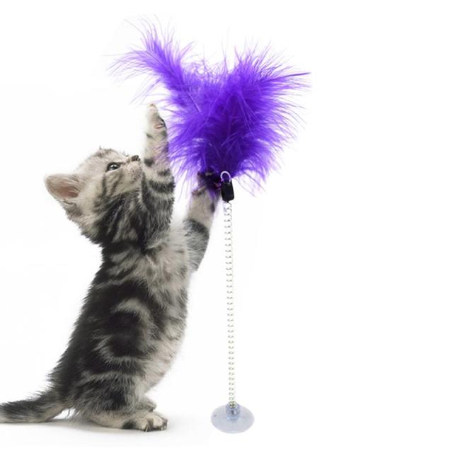 Feather Toy With Bell For Cats