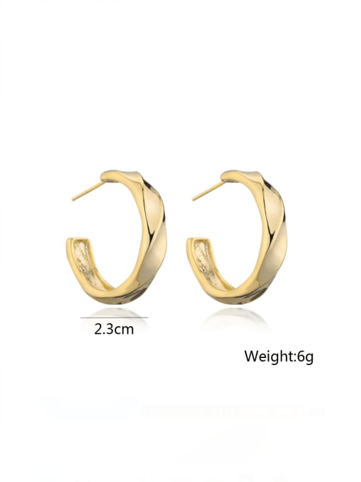 Gold Plated Hoop Earrings