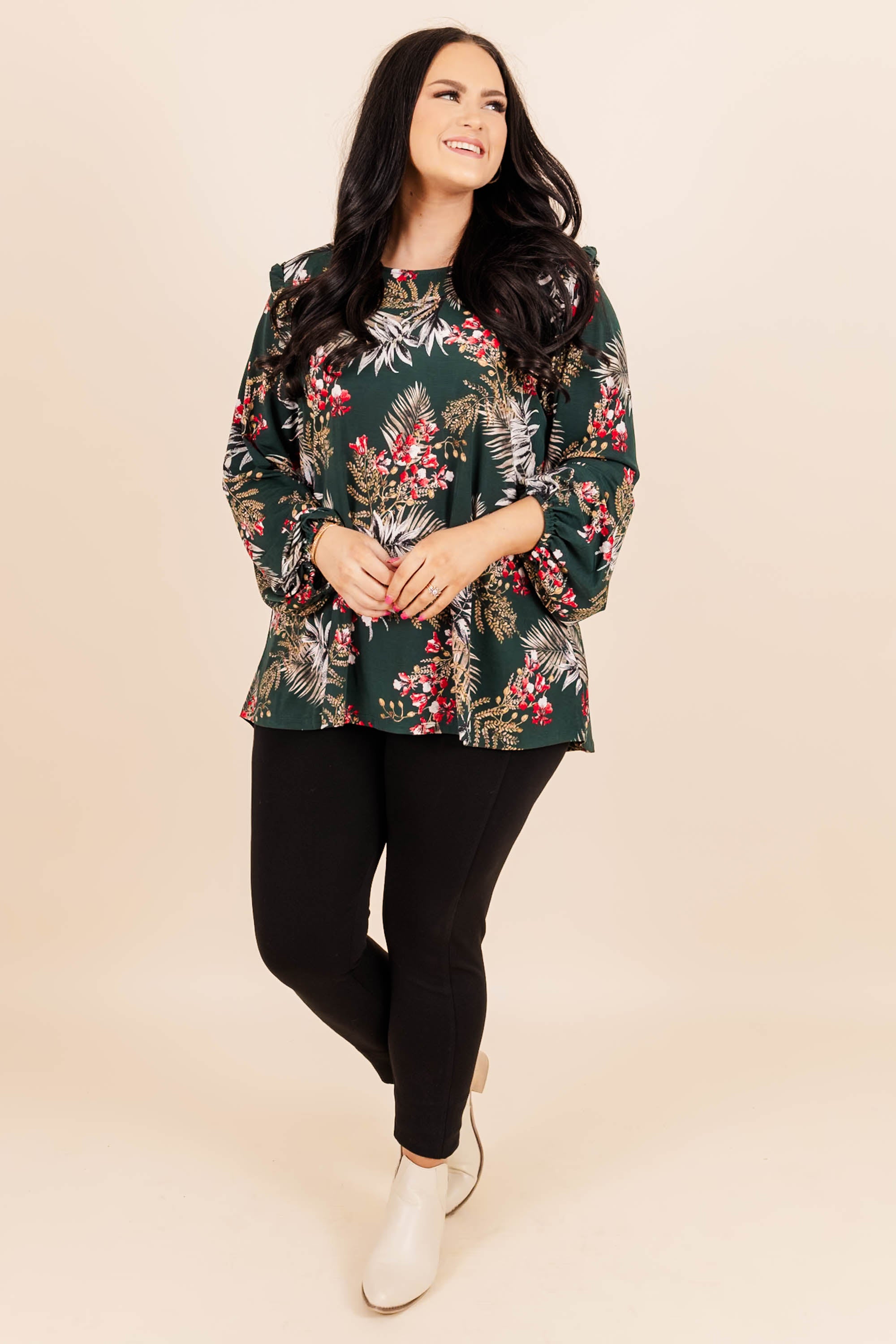 Awaken My Love Top. Green