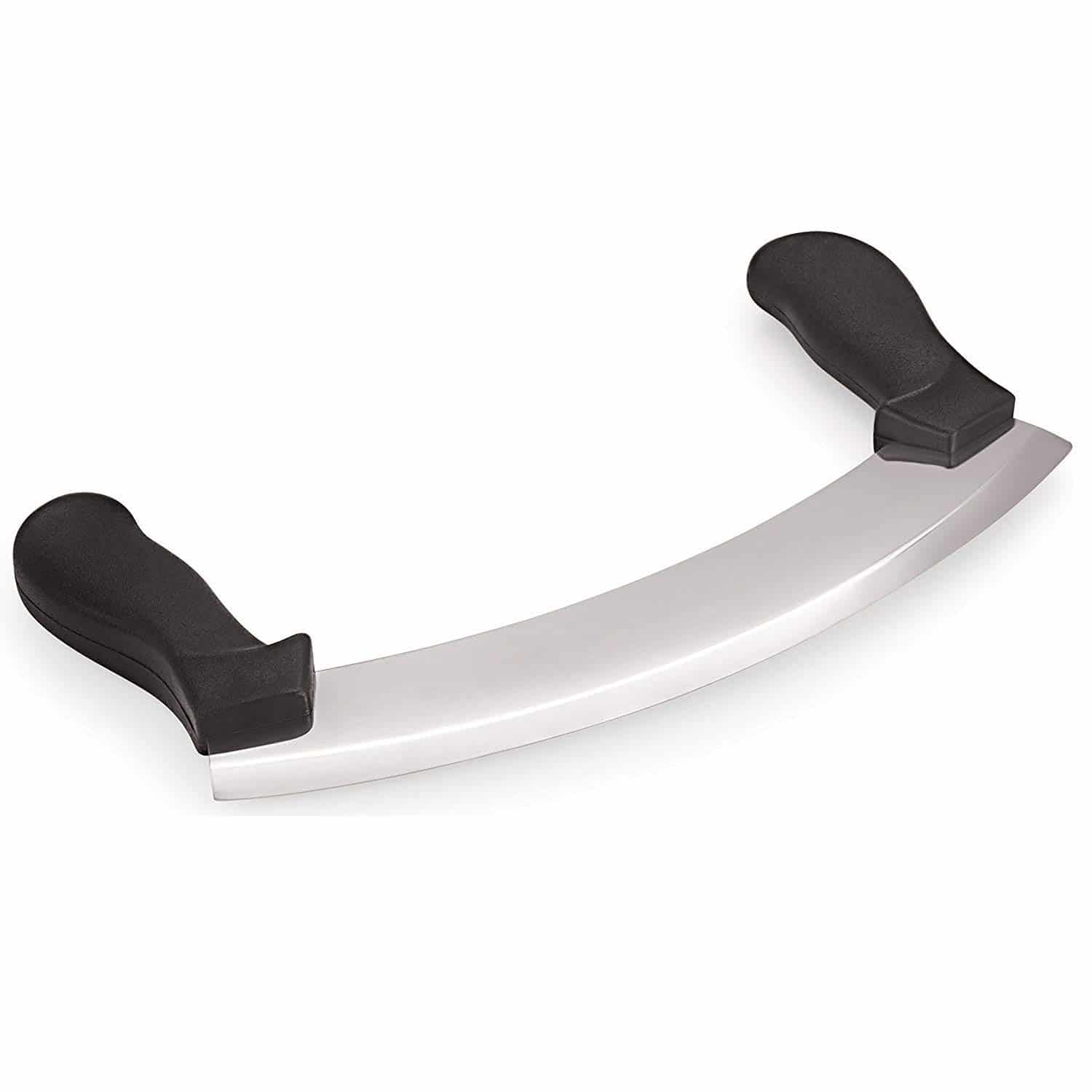 Half Moon Knife. Stainless Steel Knife. Mezzaluna Chopper