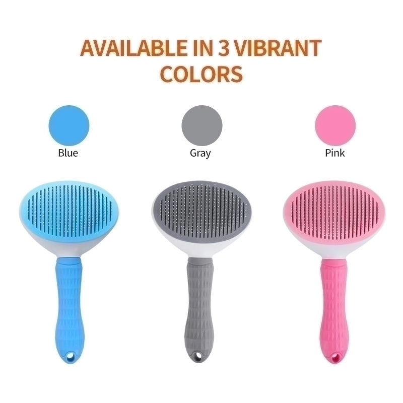 Minimalist Pp Stainless Steel Solid Color Pet Grooming Tools