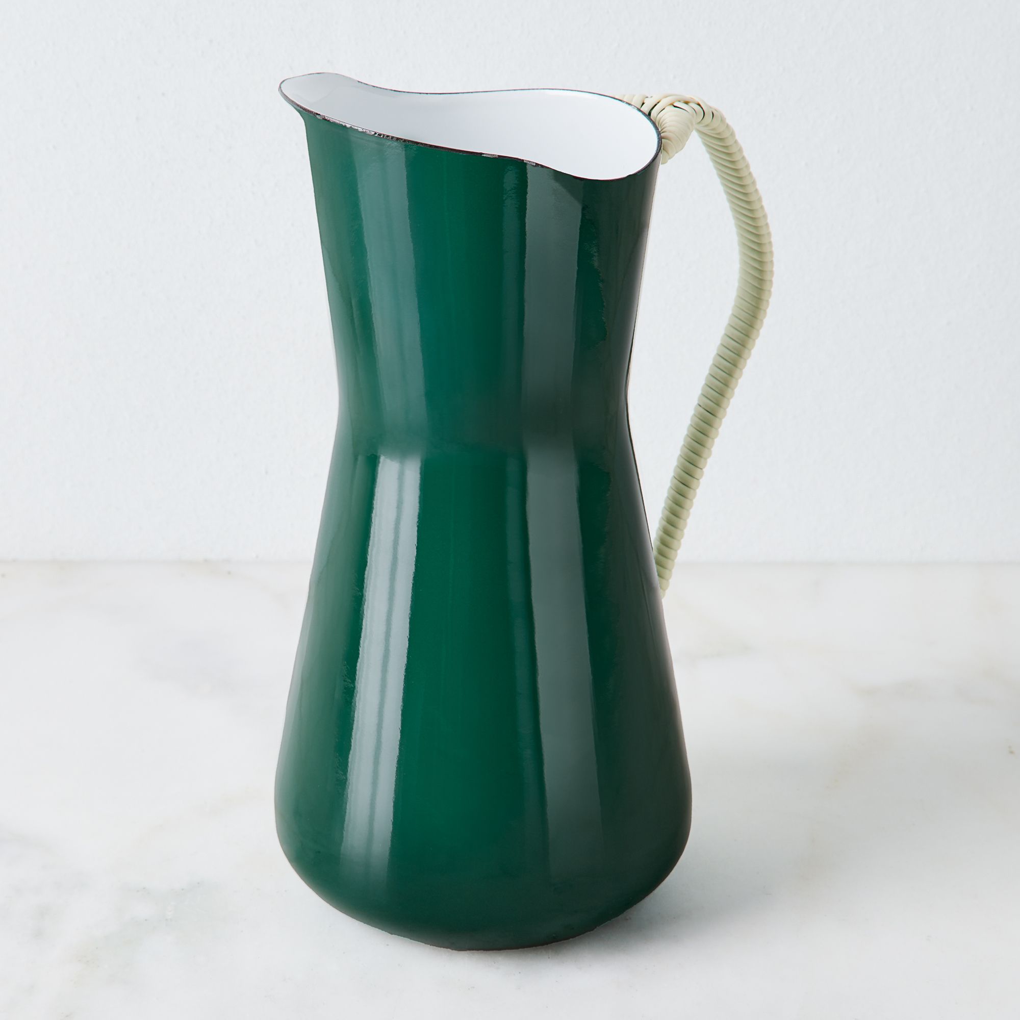 Wrapped Handle Water Pitcher