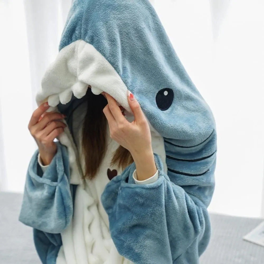 Wearable Shark Blanket
