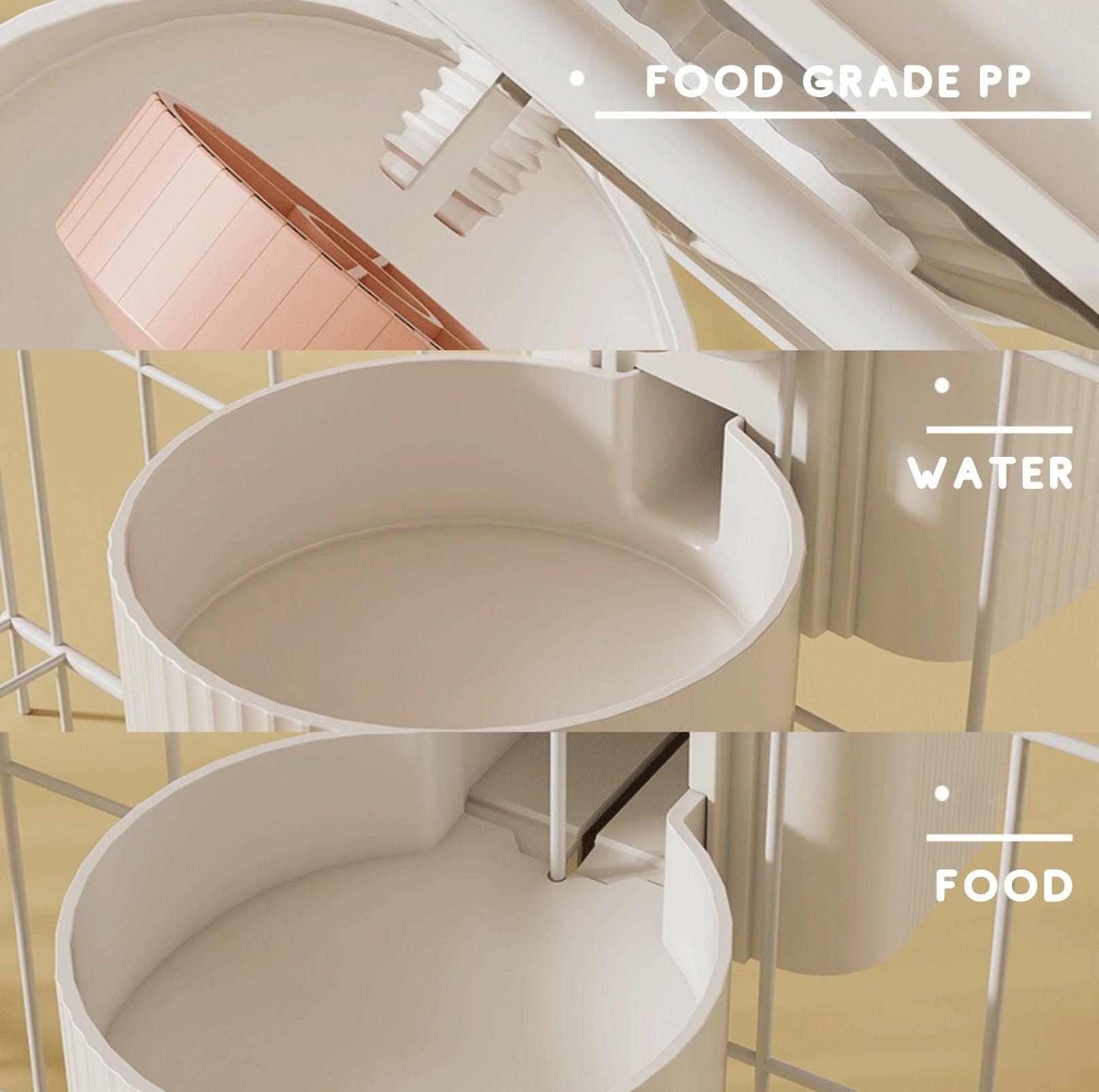 Modern Stylish Pet Hang & Sip Water and Food Feeder