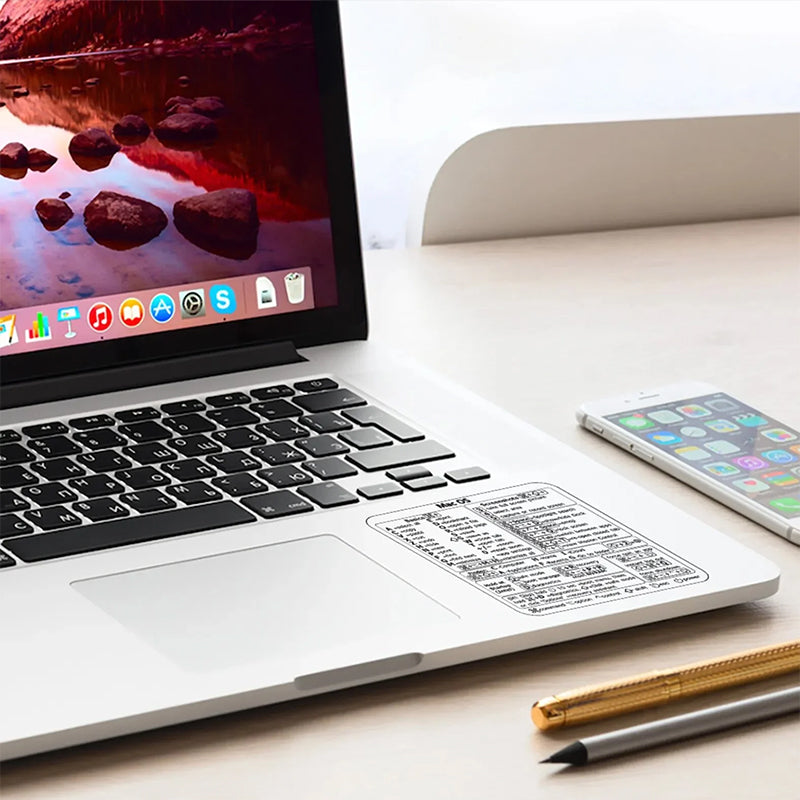 Keyboard Shortcut Stickers 3 pcs