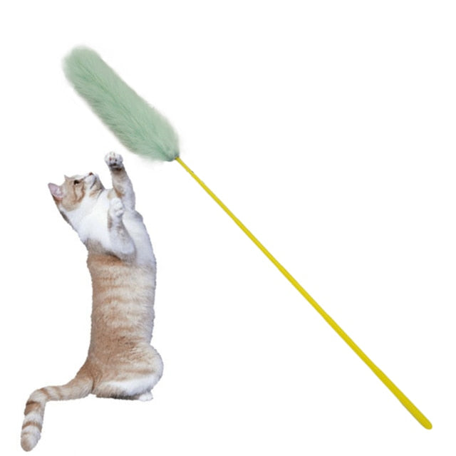Fluffy Teaser Toy For Cats