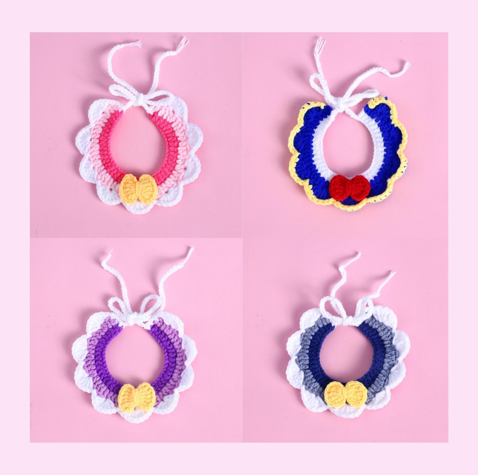 Pet Knitted Woolen Bibs