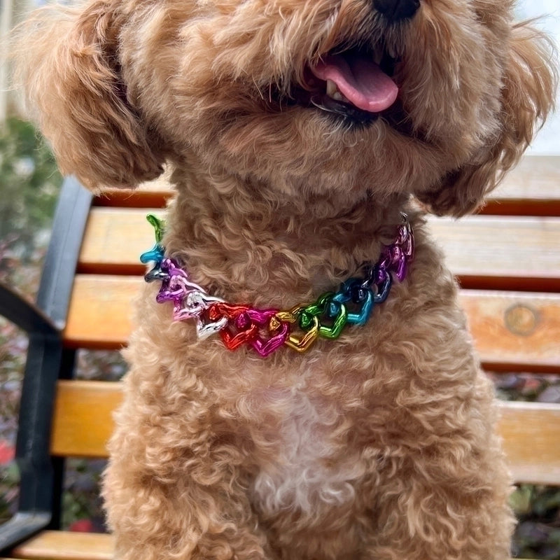 Cute Plastic Heart Shape Pet Collar