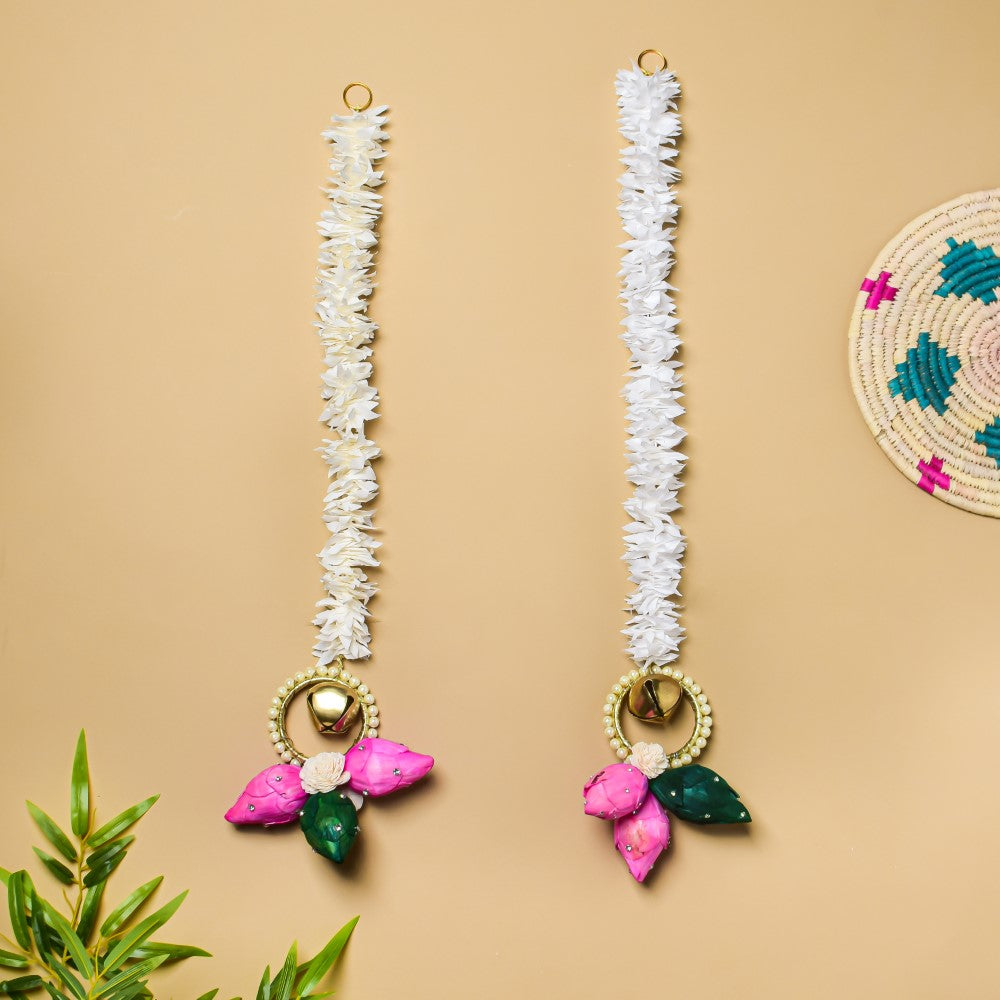 Floral Embellished Wall Hanging Set of 2