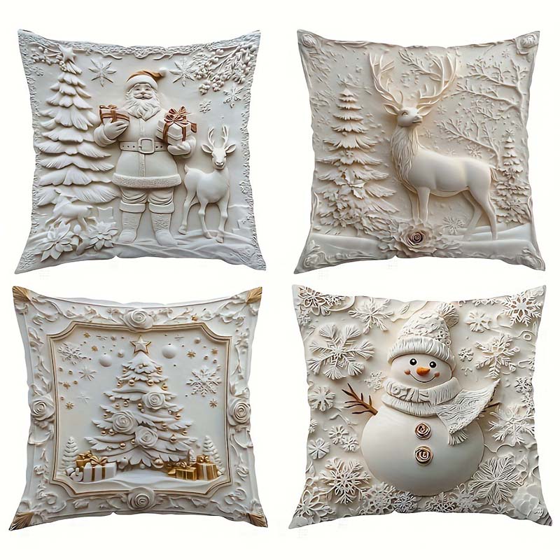 🎁Early Christmas Hot Sale 49% OFF🎅🎄Christmas Themed Cushion Cover💝4-piece set