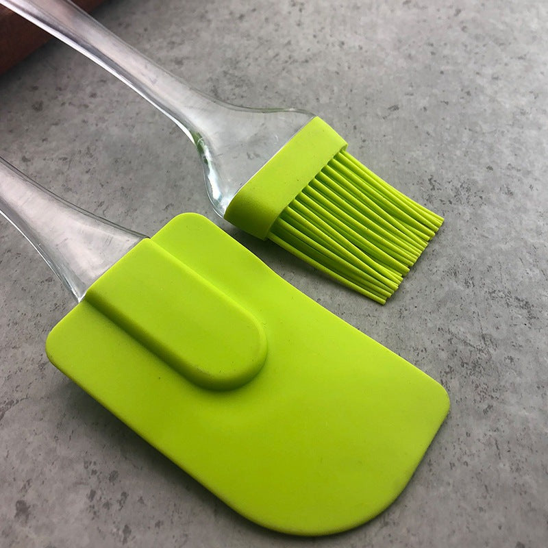 Silicone Spatula And Pastry Brush Set (Multicolour)