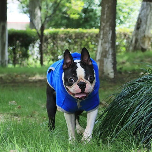 Polar Fleece Warm Dog Cat Hooded Jacket